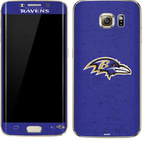 NFL Baltimore Ravens Distressed Galaxy S7 Edge Skin
